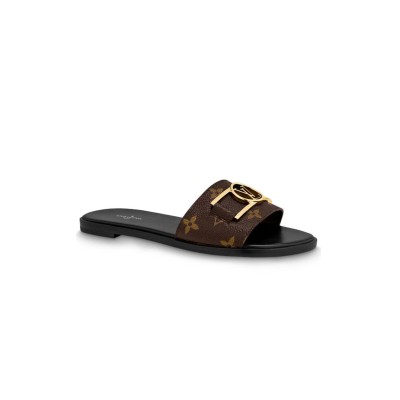 LOUIS VUITTON LOCK IT FLAT MULE 1A64MM